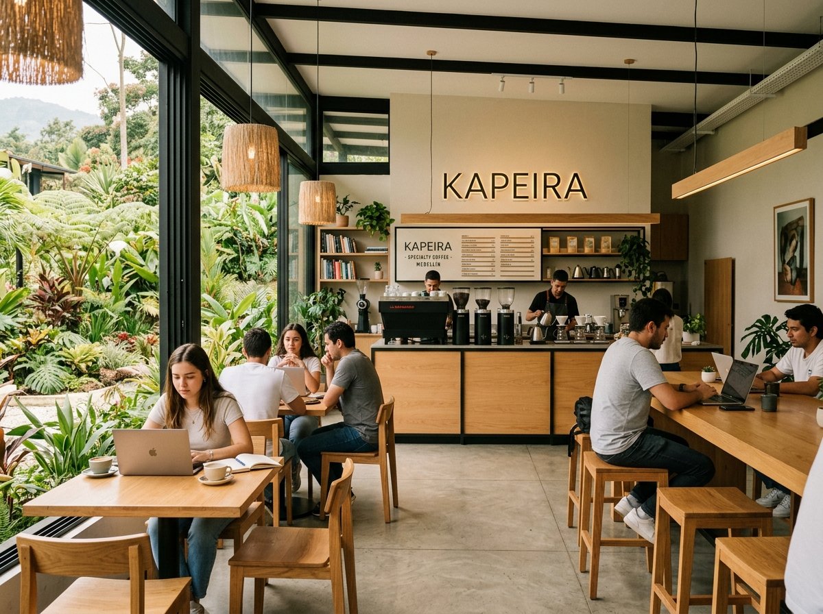 Barra barista en sede Alma Máter Kapeira